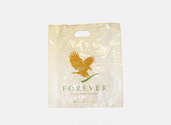 Forever Living Plastic Shopping Bag - Aloe Cache